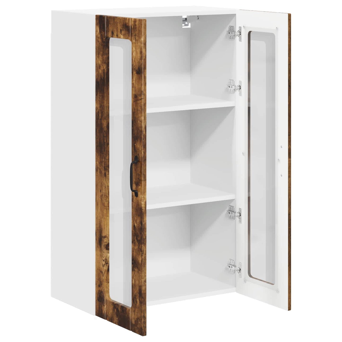 Vegghylle LUCCA Røkt Eik 60 x 31 x 100 cm Konstruert tre