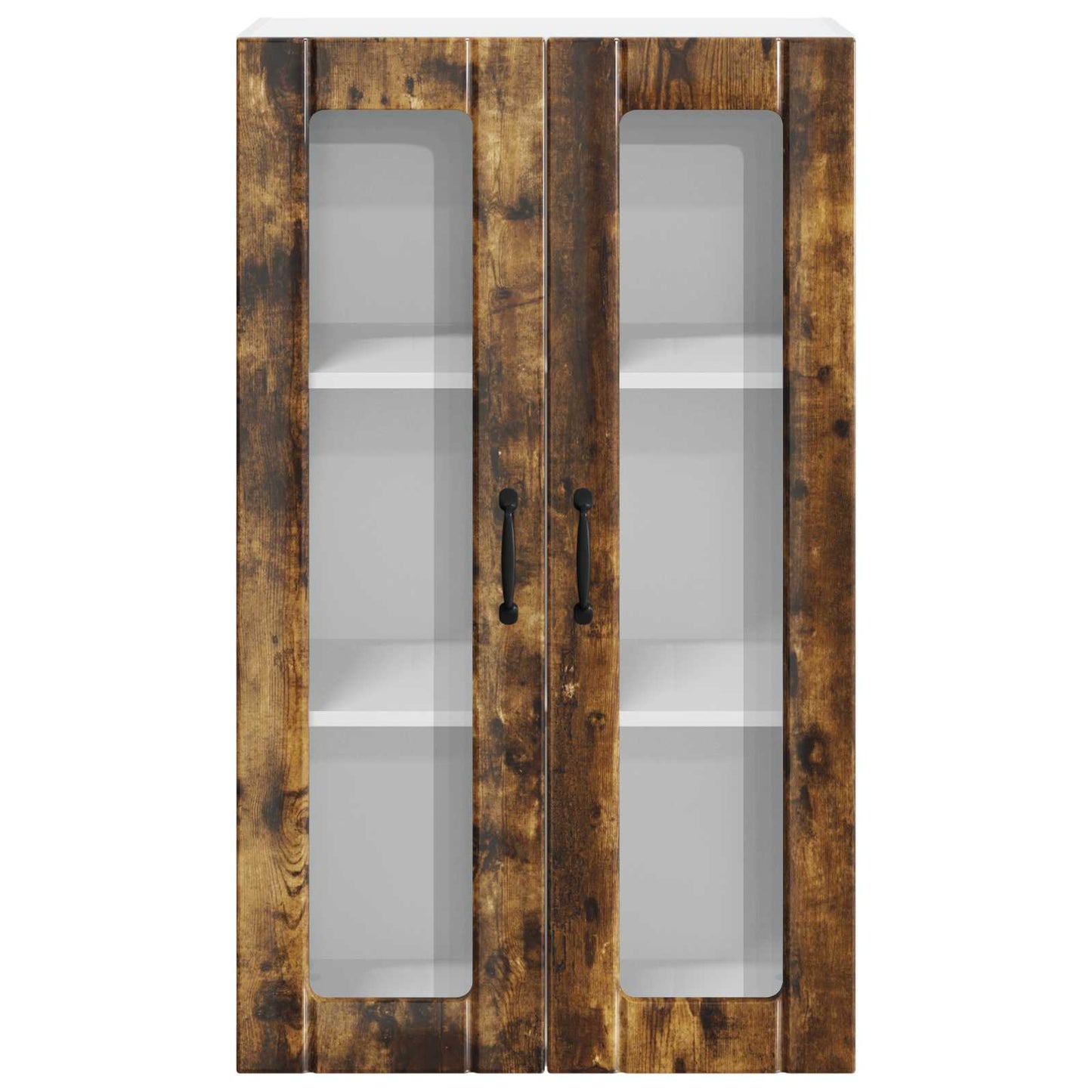 Vegghylle LUCCA Røkt Eik 60 x 31 x 100 cm Konstruert tre