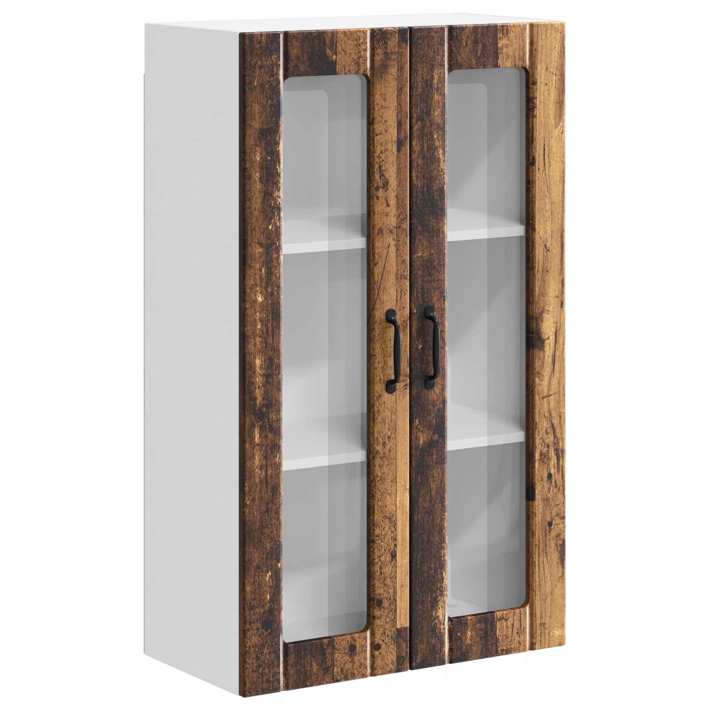 Vegghylle LUCCA Gammelt tre 60 x 31 x 100 cm Konstruert tre