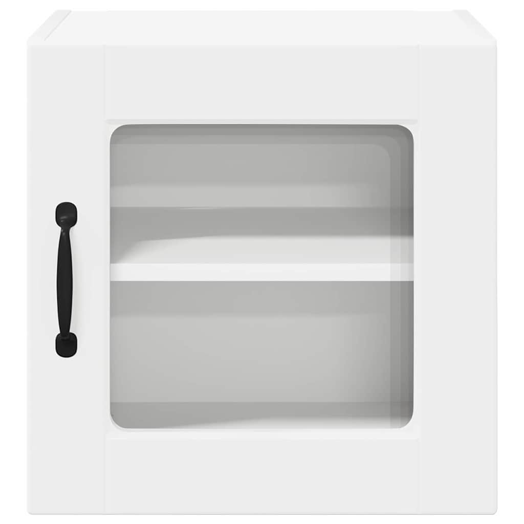 Vegghylle PORTO 2 pcs Hvit 40 x 31 x 40 cm Konstruert tre