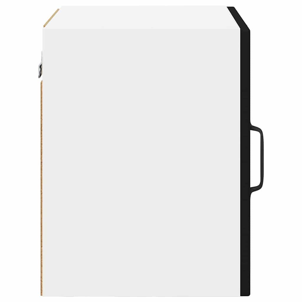 Vegghylle PORTO Svart 40 x 31 x 40 cm Konstruert tre