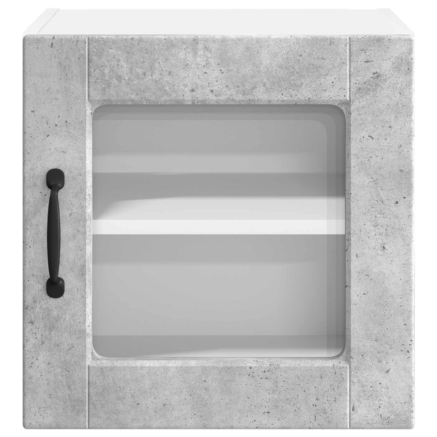 Vegghylle PORTO Betonggrå 40 x 31 x 40 cm Konstruert tre