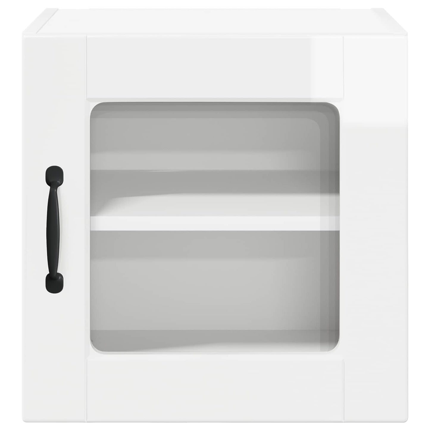 Vegghylle PORTO 2 pcs Høyglanset hvit 40 x 31 x 40 cm