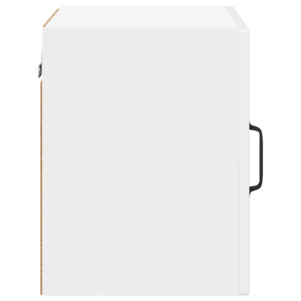 Vegghylle PORTO 2 pcs Høyglanset hvit 40 x 31 x 40 cm