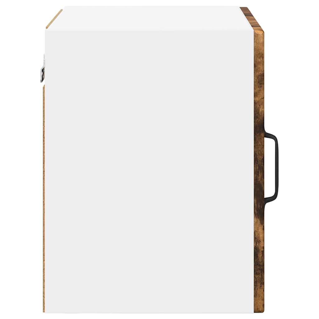 Vegghylle PORTO Røkt eik 40 x 31 x 40 cm Konstruert tre