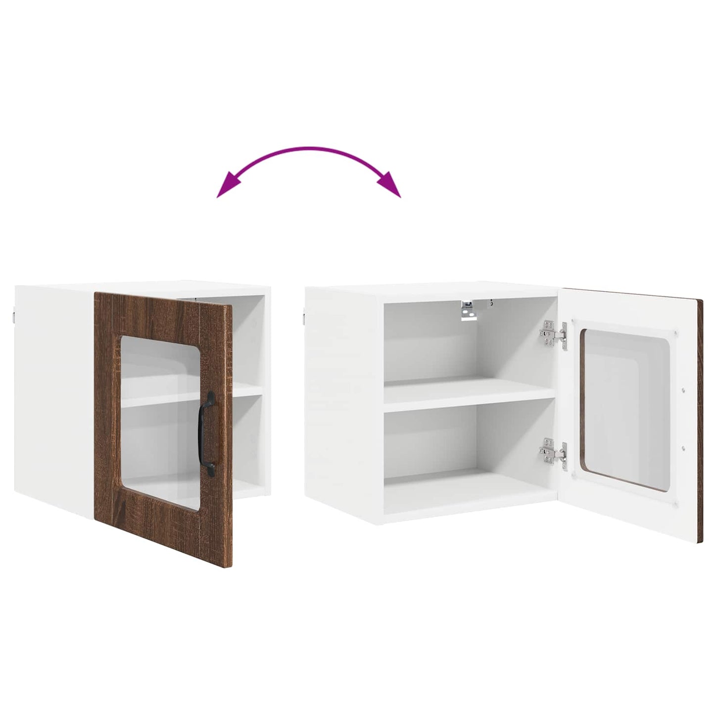 Oppvaskmaskin-panel PORTO Brun Eik 40 x 31 x 40 cm
