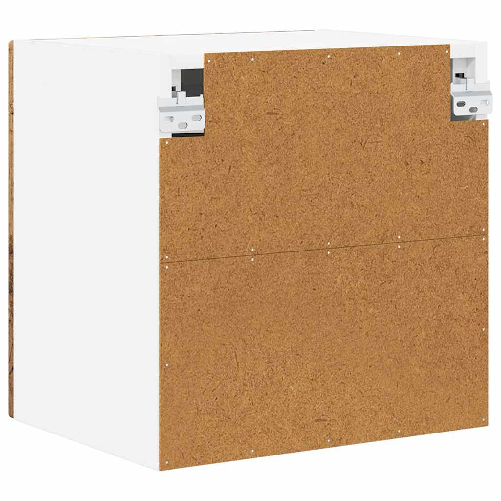 Vegghylle PORTO Gammelt tre 40 x 31 x 40 cm Konstruert tre
