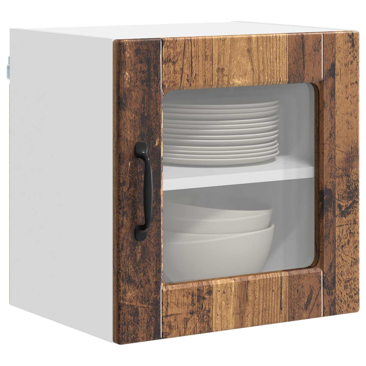 Vegghylle PORTO Gammelt tre 40 x 31 x 40 cm Konstruert tre