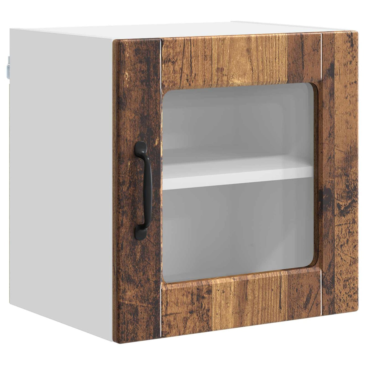 Vegghylle PORTO 2 pcs Gammelt tre 40 x 31 x 40 cm