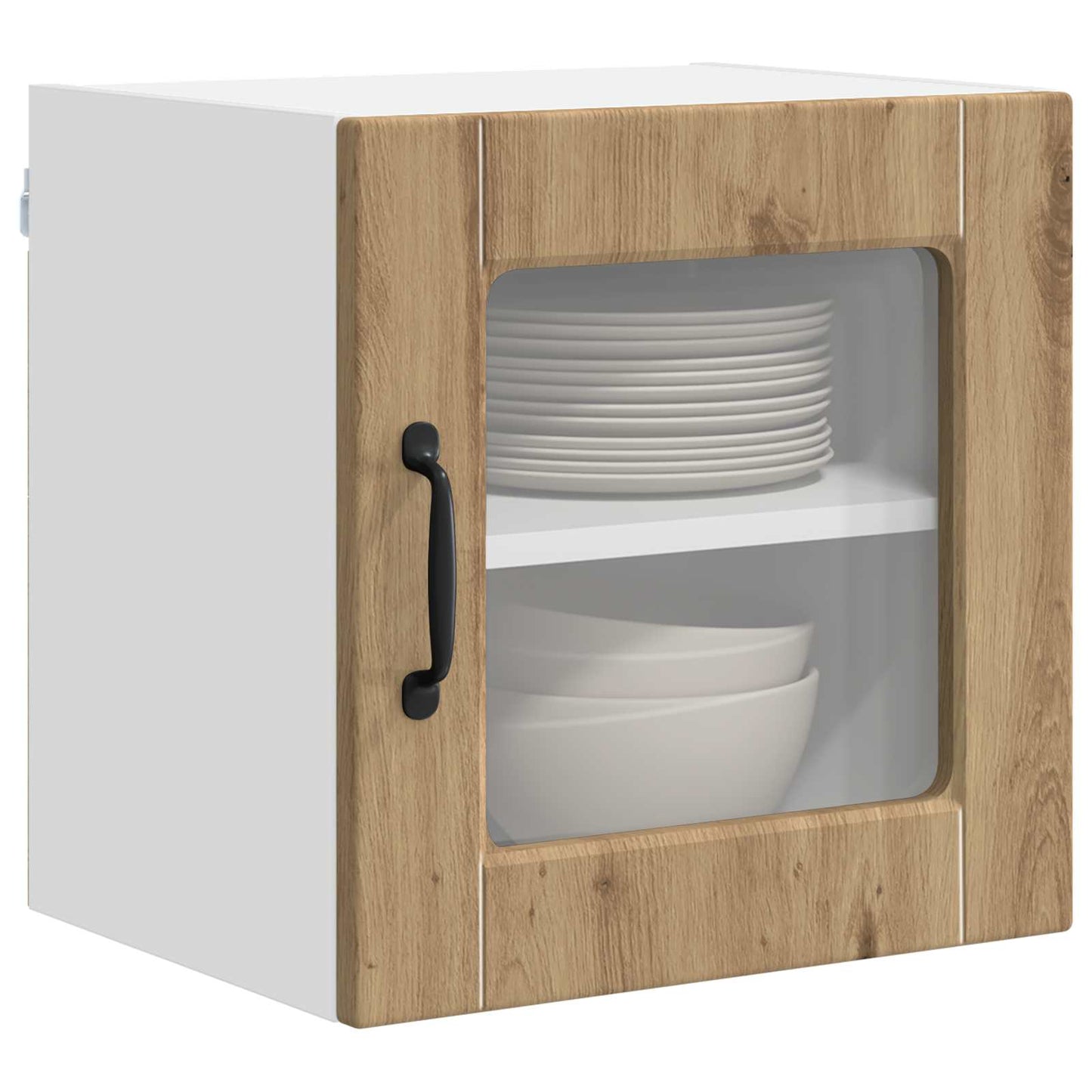 Vegghylle PORTO Artisan Eik 40 x 31 x 40 cm Konstruert tre