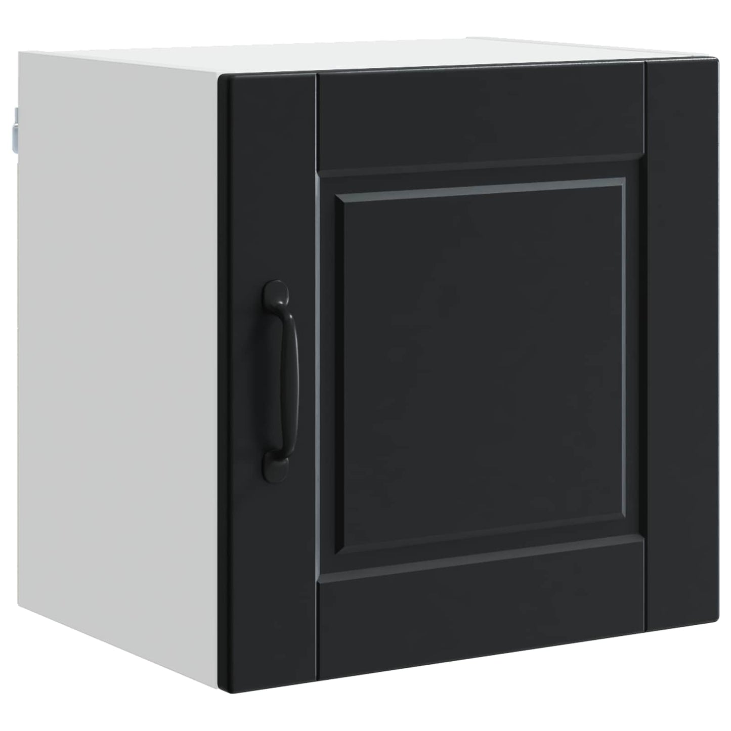 Veggskap PORTO 2 pcs Svart 40 x 31 x 40 cm Konstruert tre