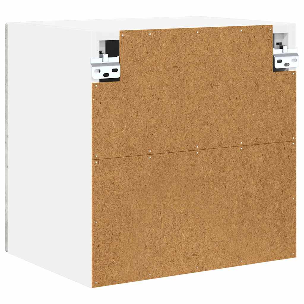 Veggskap PORTO 2 pcs Betonggrå 40 x 31 x 40 cm Konstruert tre