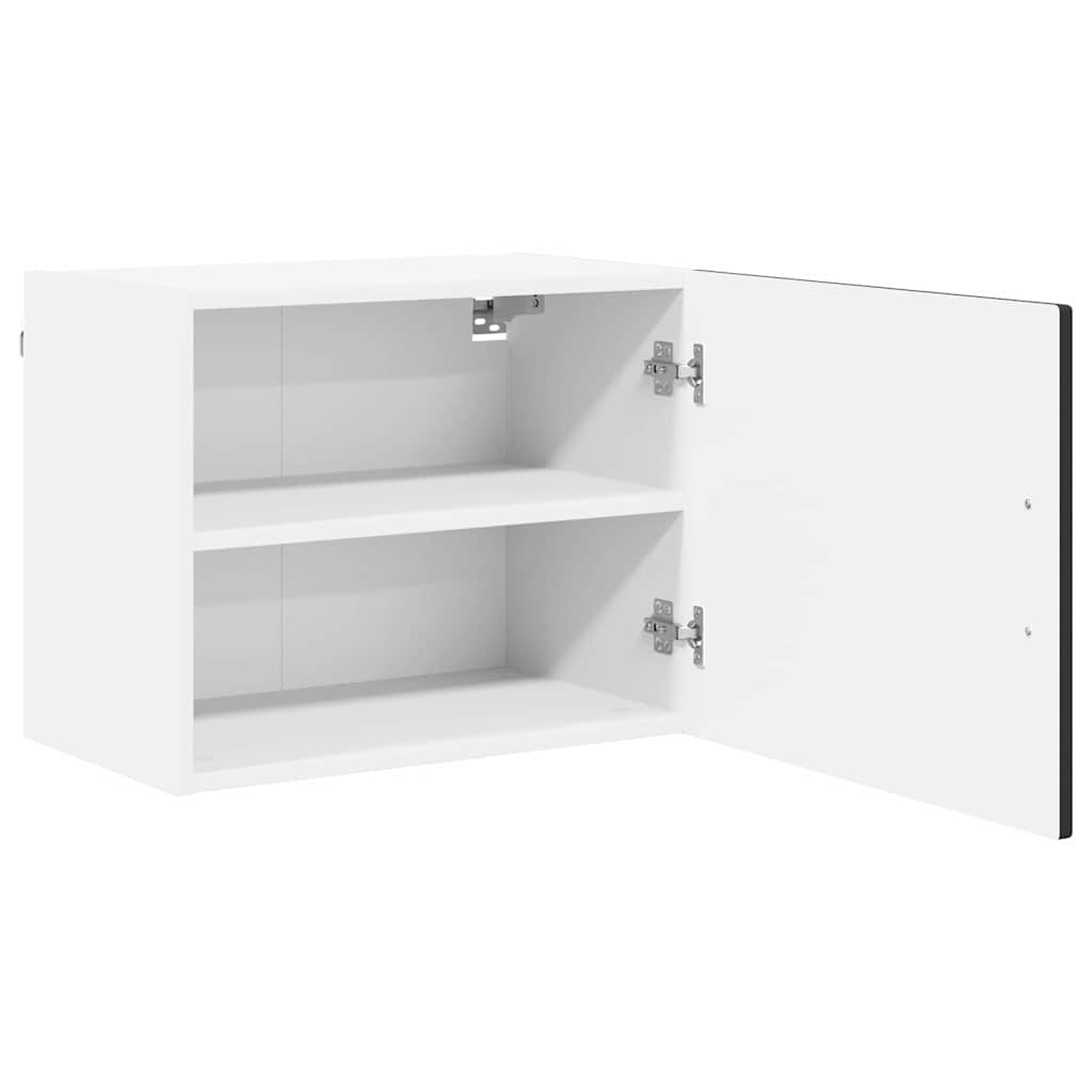 Veggskap PORTO Svart 50 x 31 x 40 cm Konstruert tre