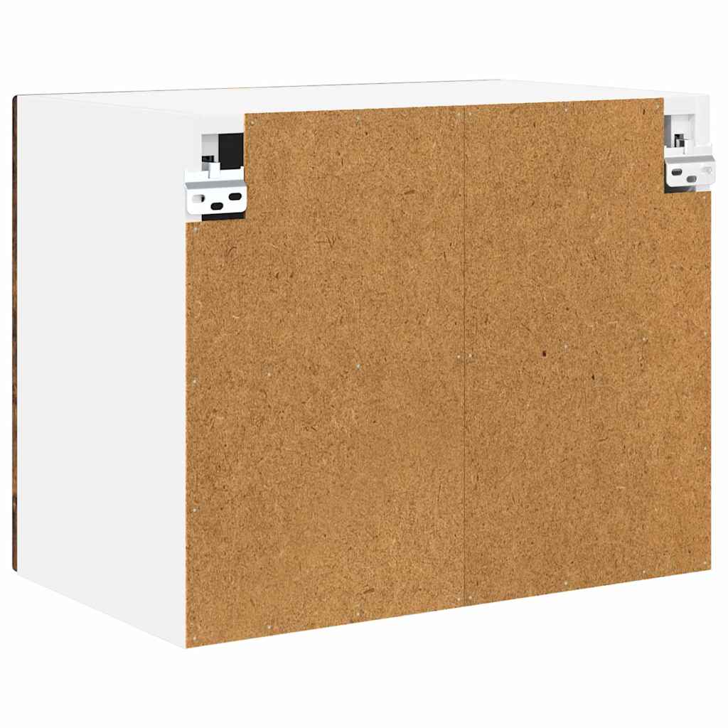 Veggskap PORTO Røkt eik 50 x 31 x 40 cm Konstruert tre
