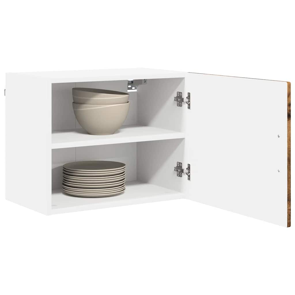 Veggskap PORTO 2 pcs Gammelt tre 50 x 31 x 40 cm Konstruert tre