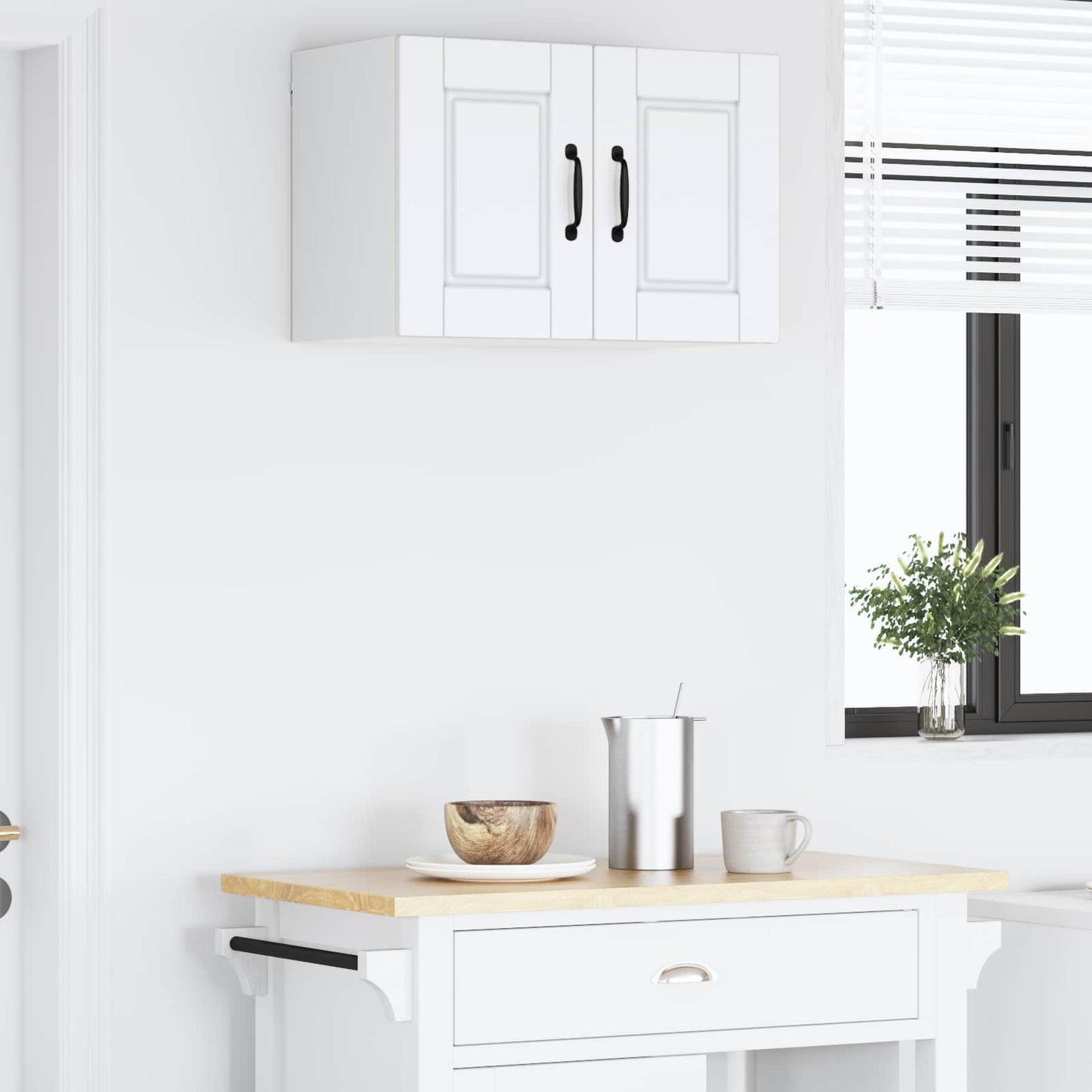 Veggskap PORTO Hvit 60 x 31 x 40 cm Konstruert tre