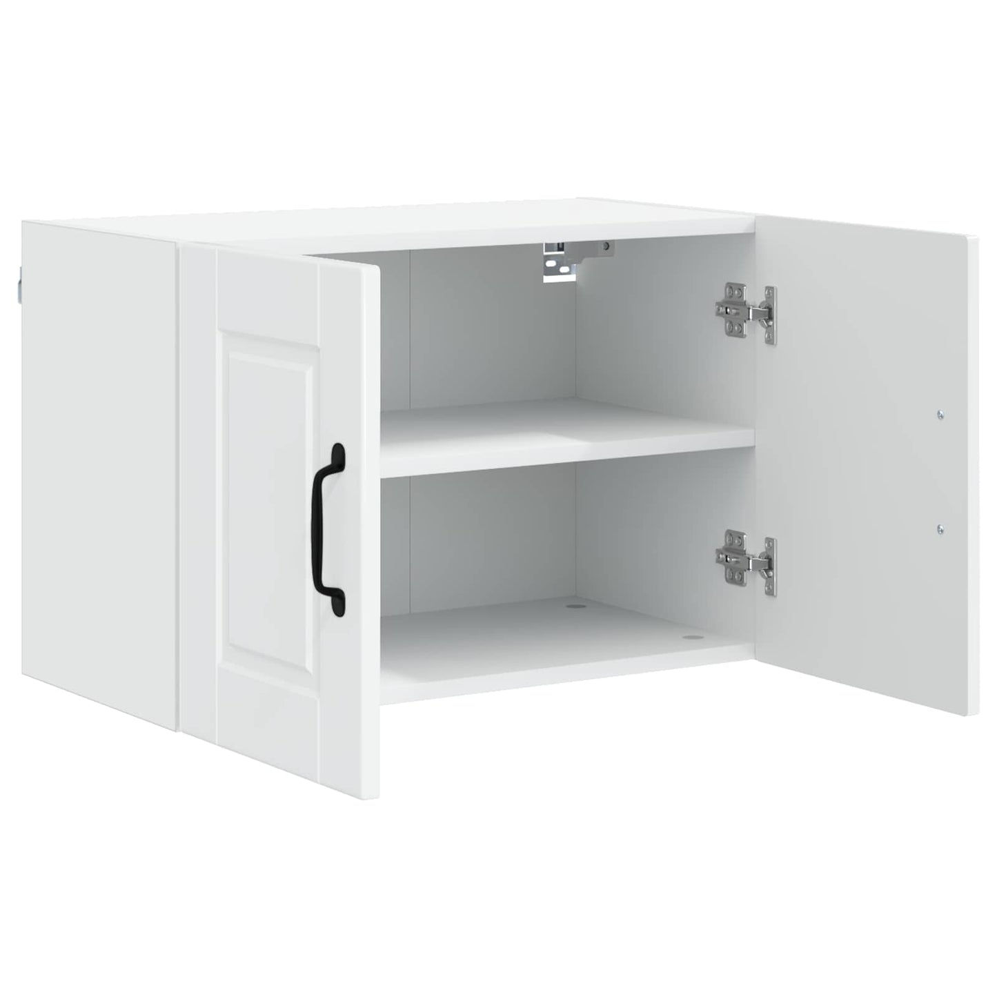 Veggskap PORTO 2 pcs Høyglanset hvit 60 x 31 x 40 cm