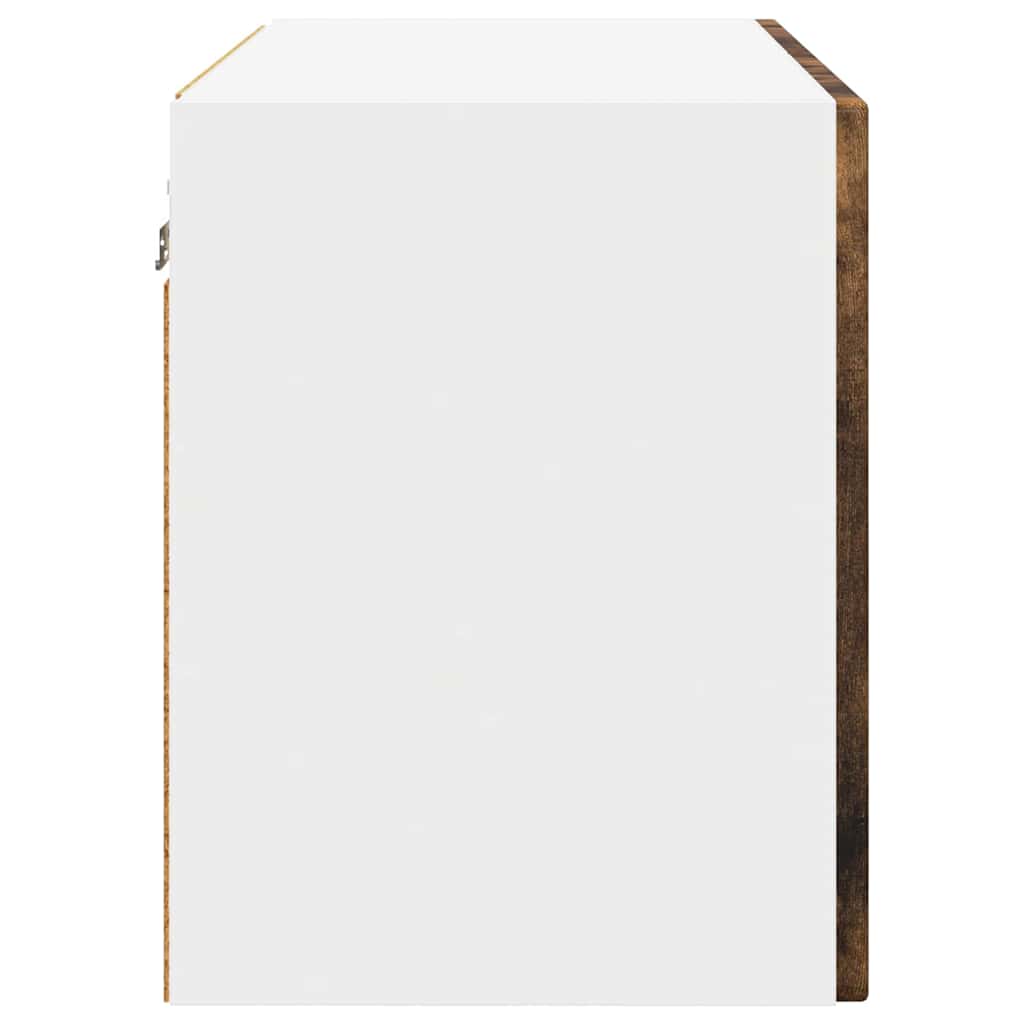 Veggskap PORTO Røkt eik 60 x 31 x 40 cm Konstruert tre