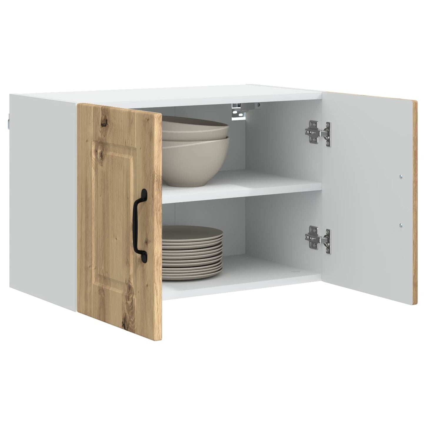 Veggskap PORTO 2 pcs Artisan Eik 60 x 31 x 40 cm Konstruert tre