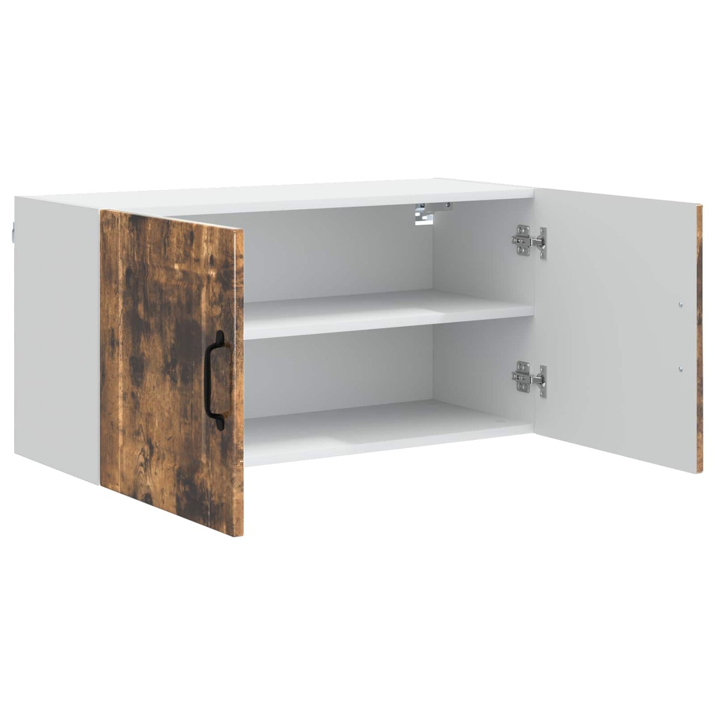 Veggskap PORTO Røkt eik 80 x 31 x 40 cm Konstruert tre