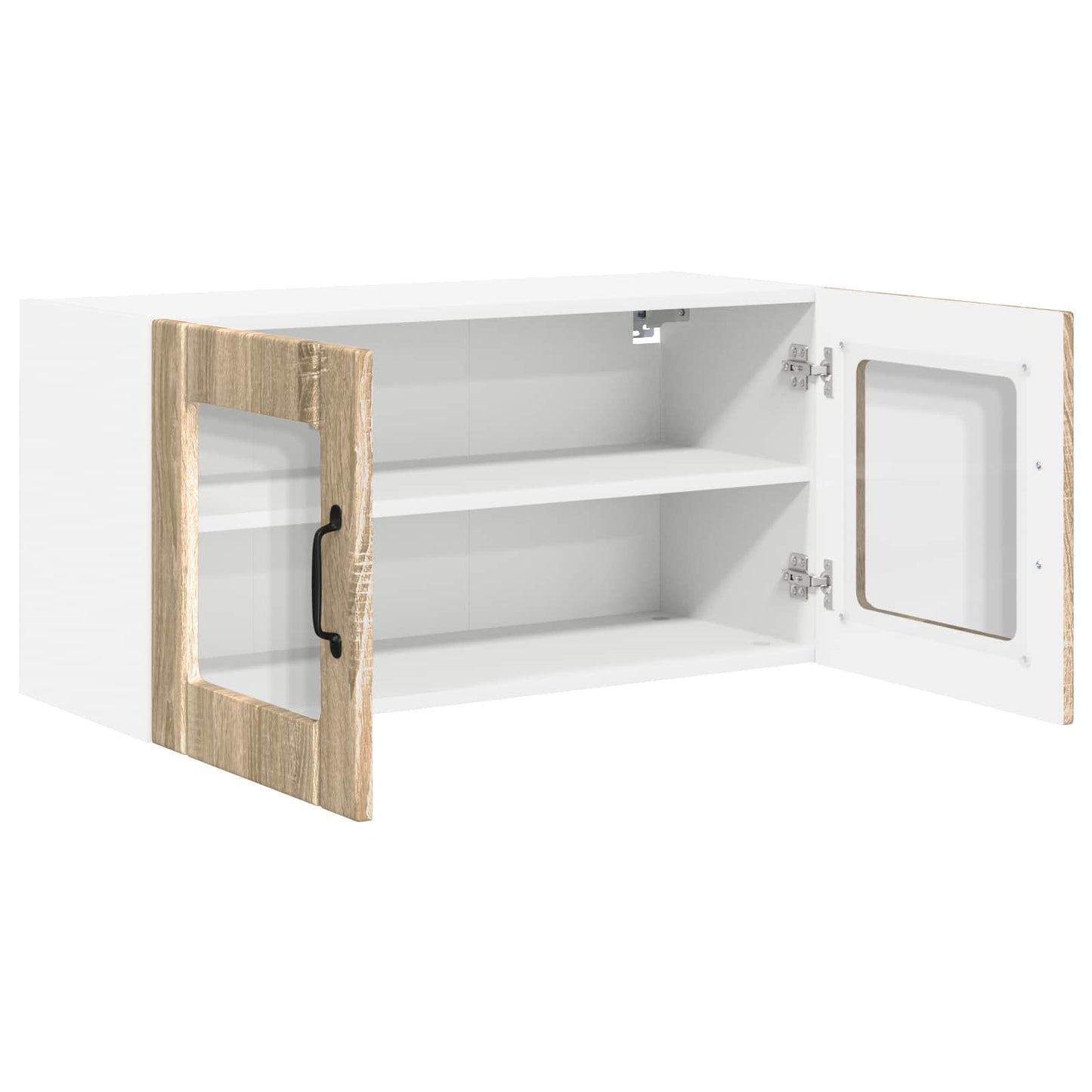 Vegghylle PORTO Sonoma eik 80 x 31 x 40 cm Konstruert tre
