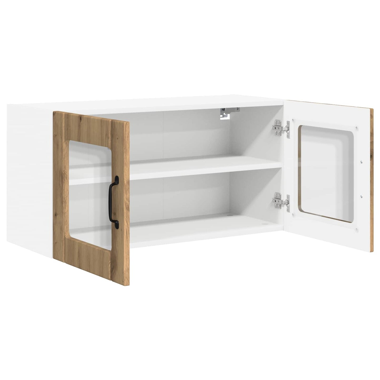 Vegghylle PORTO Artisan Eik 80 x 31 x 40 cm Konstruert tre