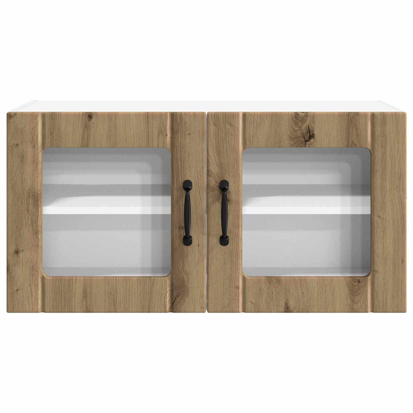 Vegghylle PORTO Artisan Eik 80 x 31 x 40 cm Konstruert tre