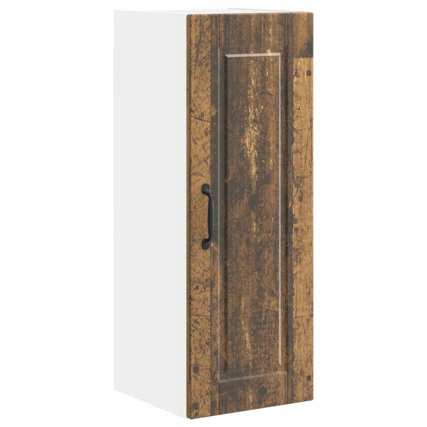 Veggskap PORTO 2 pcs Røkt eik 30 x 31 x 80 cm Konstruert tre