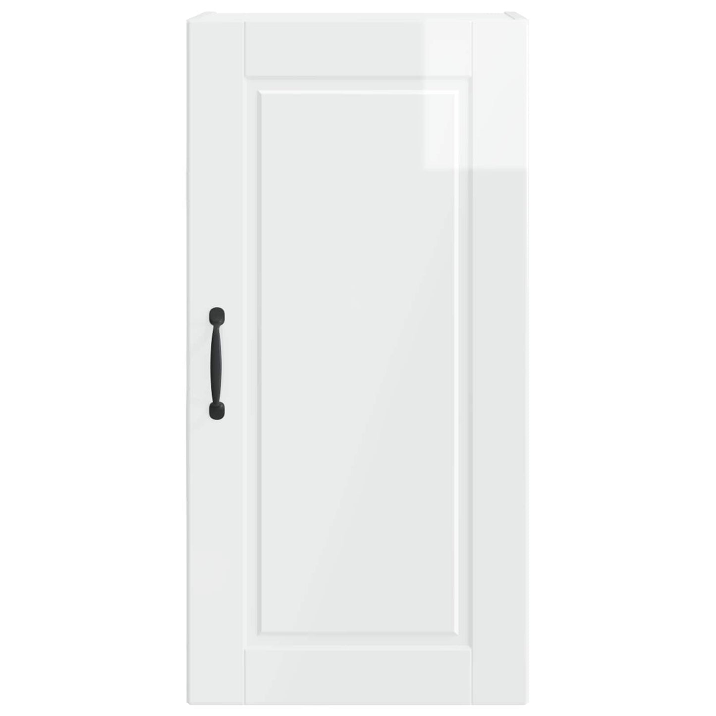 Veggskap Høyglanset hvit 40 x 31 x 80 cm Konstruert tre