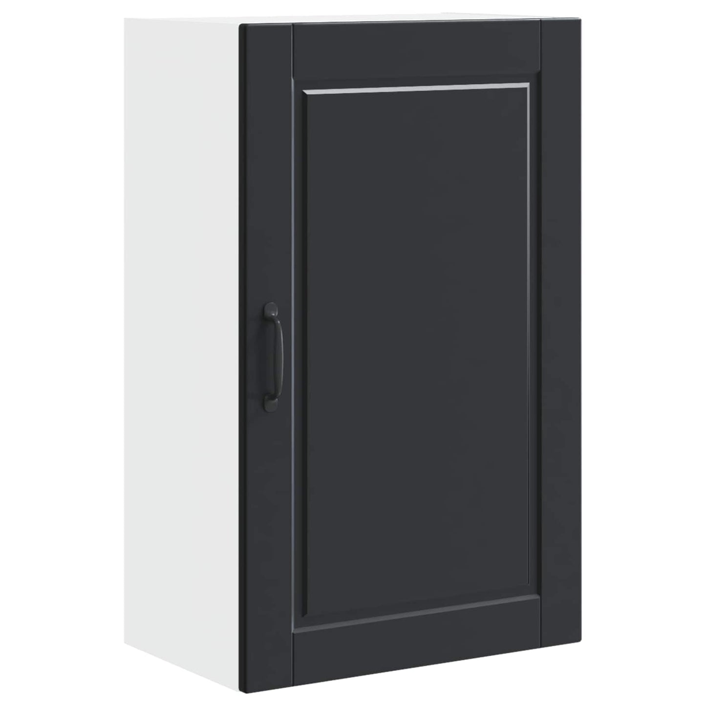 Veggskap PORTO Svart 50 x 31 x 80 cm Konstruert tre