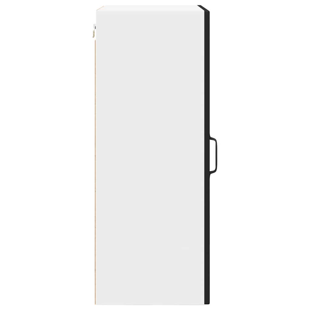 Veggskap PORTO Svart 50 x 31 x 80 cm Konstruert tre