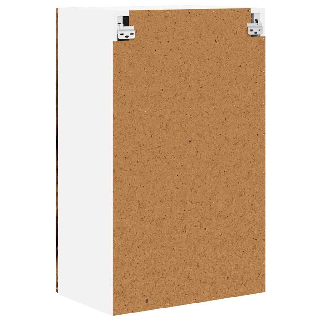 Veggskap PORTO Røkt eik 50 x 31 x 80 cm Konstruert tre