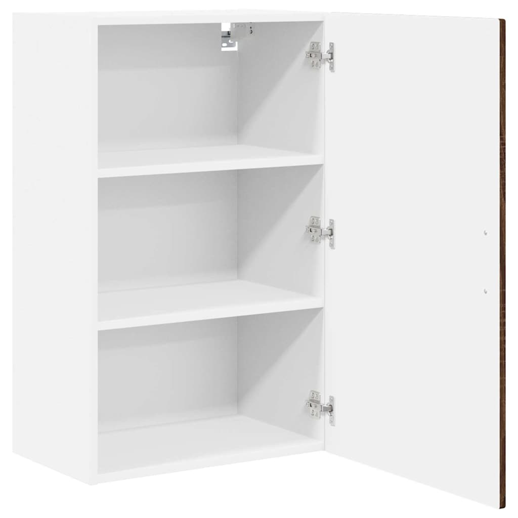 Veggskap PORTO Brun Eik 50 x 31 x 80 cm Konstruert tre