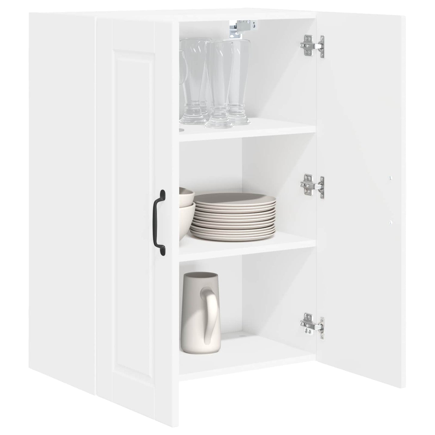 Veggskap PORTO Hvit 60 x 31 x 80 cm Konstruert tre