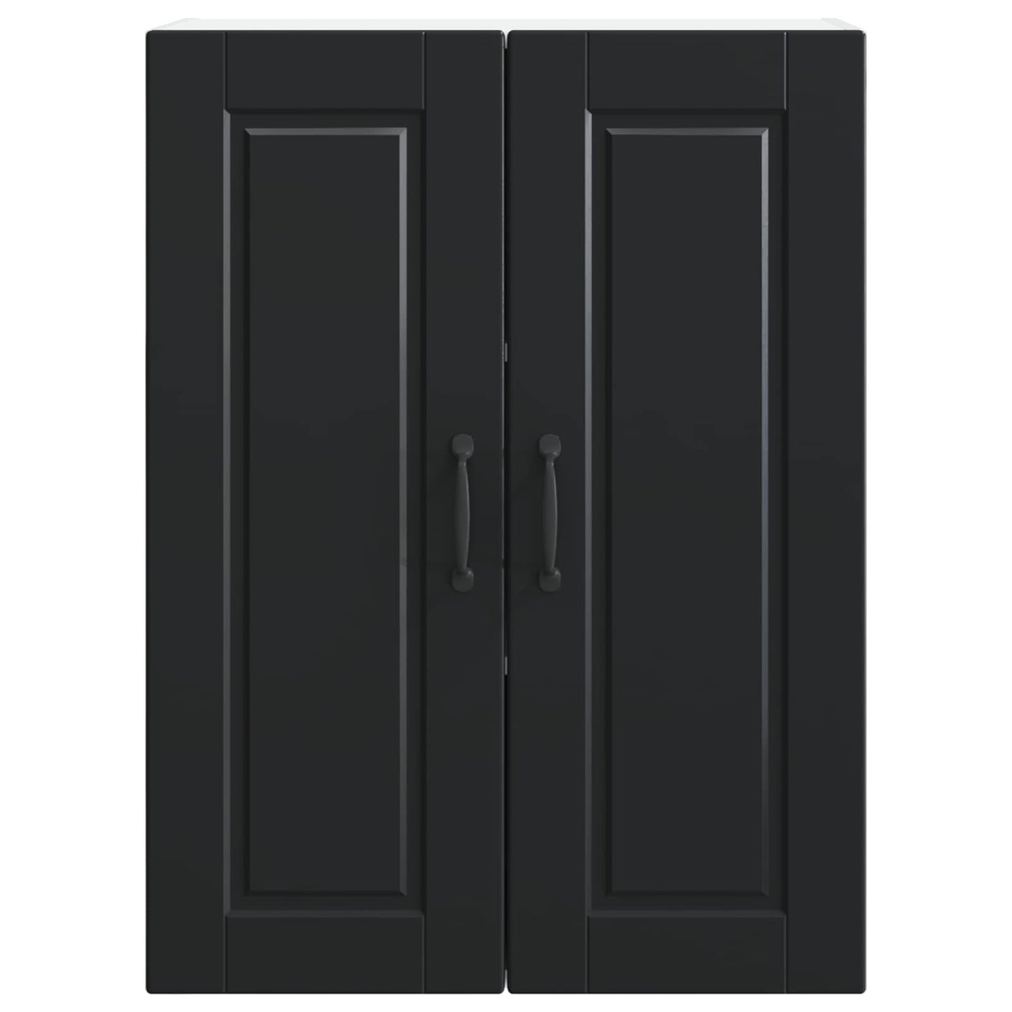 Veggskap Svart 60 x 31 x 80 cm Konstruert tre