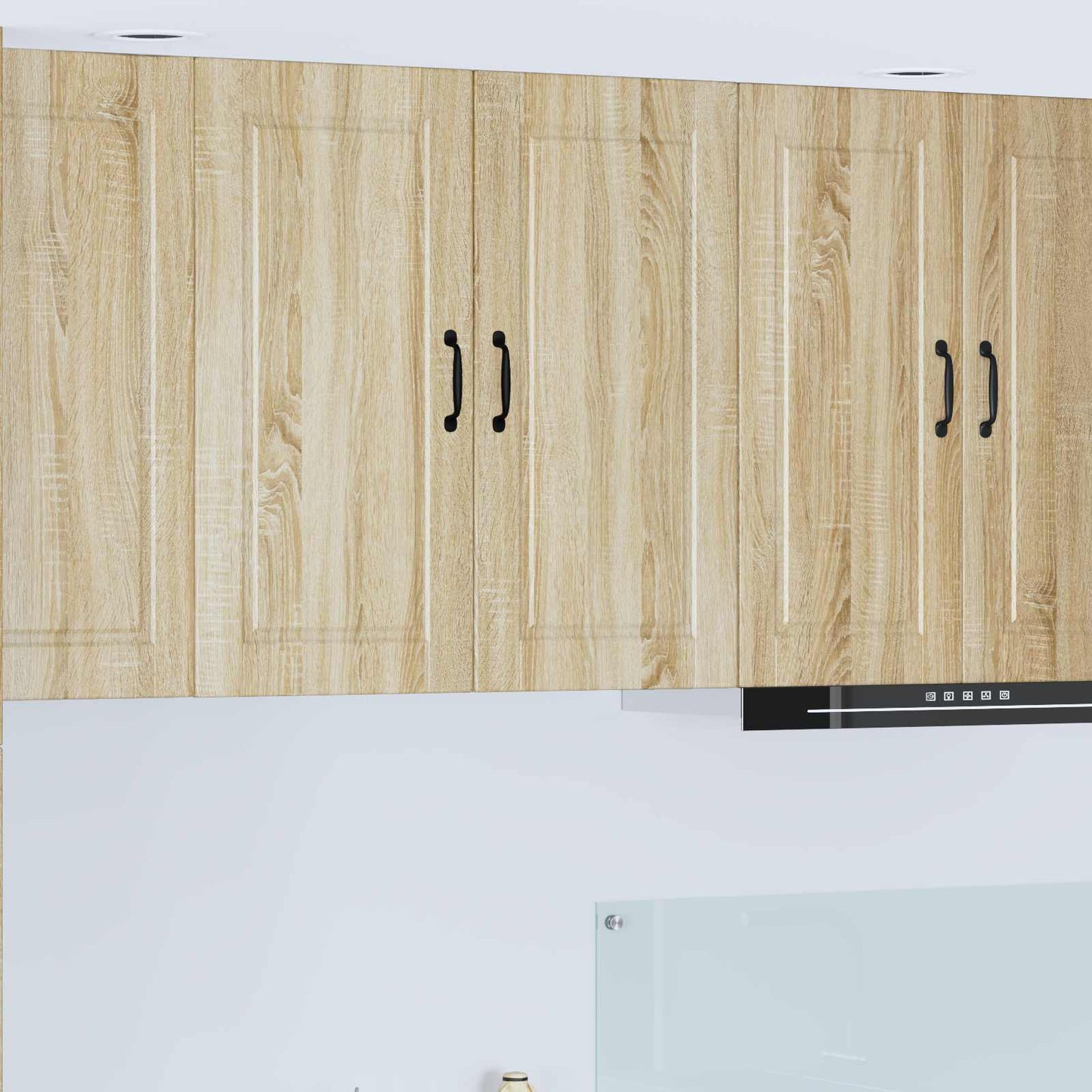 Veggskap PORTO Sonoma eik 80 x 31 x 80 cm Konstruert tre