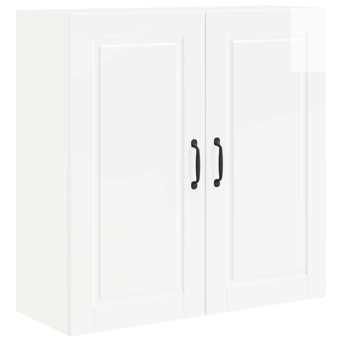 Veggskap PORTO Høyglanset hvit 80 x 31 x 80 cm Konstruert tre