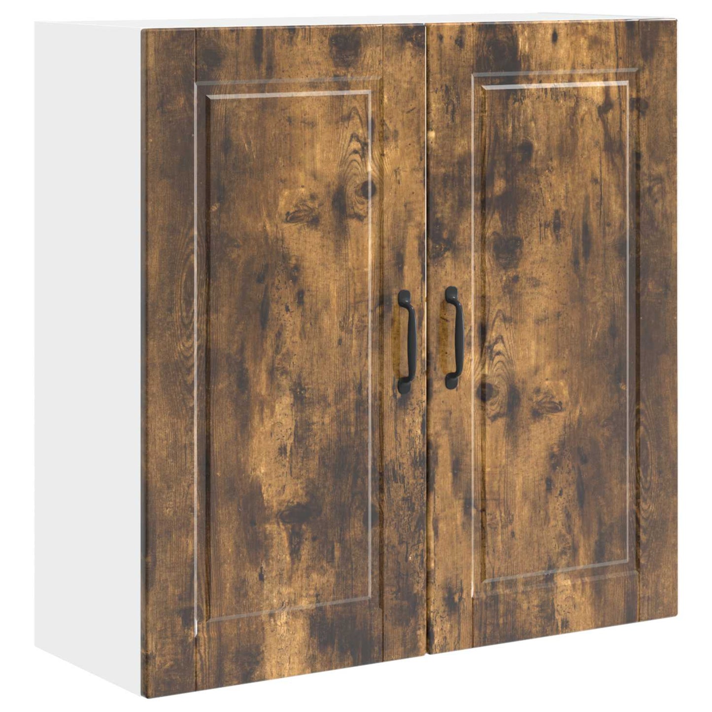 Veggskap PORTO Røkt eik 80 x 31 x 80 cm Konstruert tre