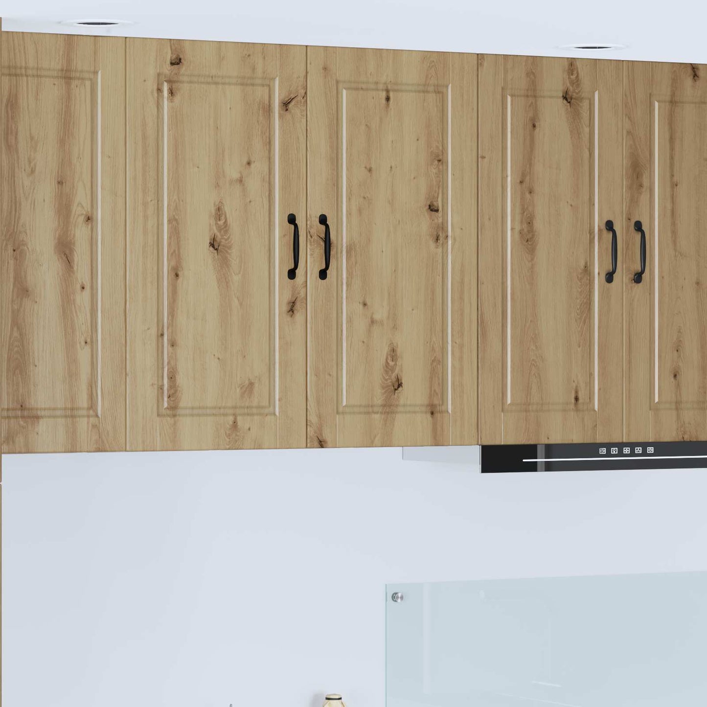 Veggskap PORTO Artisan Eik 80 x 31 x 80 cm Konstruert tre