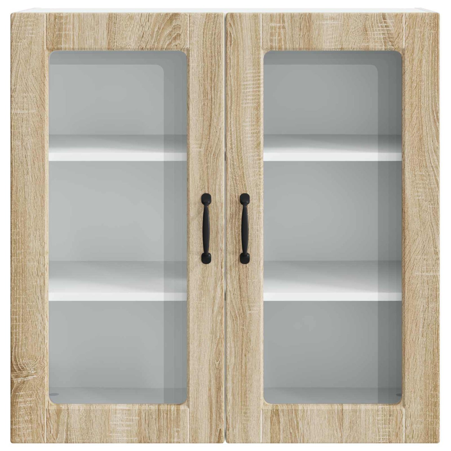 Vegghylle PORTO Sonoma eik 80 x 31 x 80 cm Konstruert tre