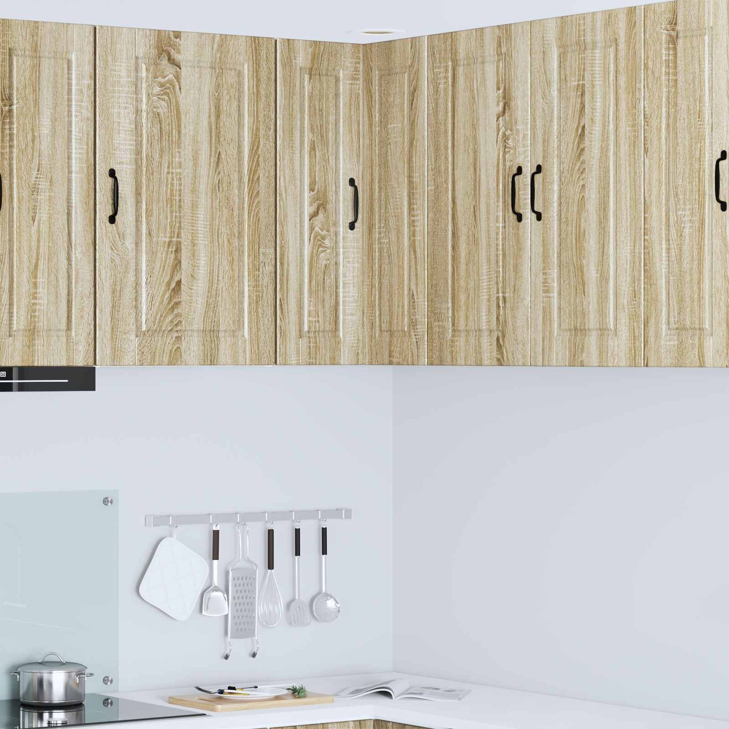 Vegghjørneskap PORTO Sonoma eik 57 x 57 x 80 cm Konstruert tre