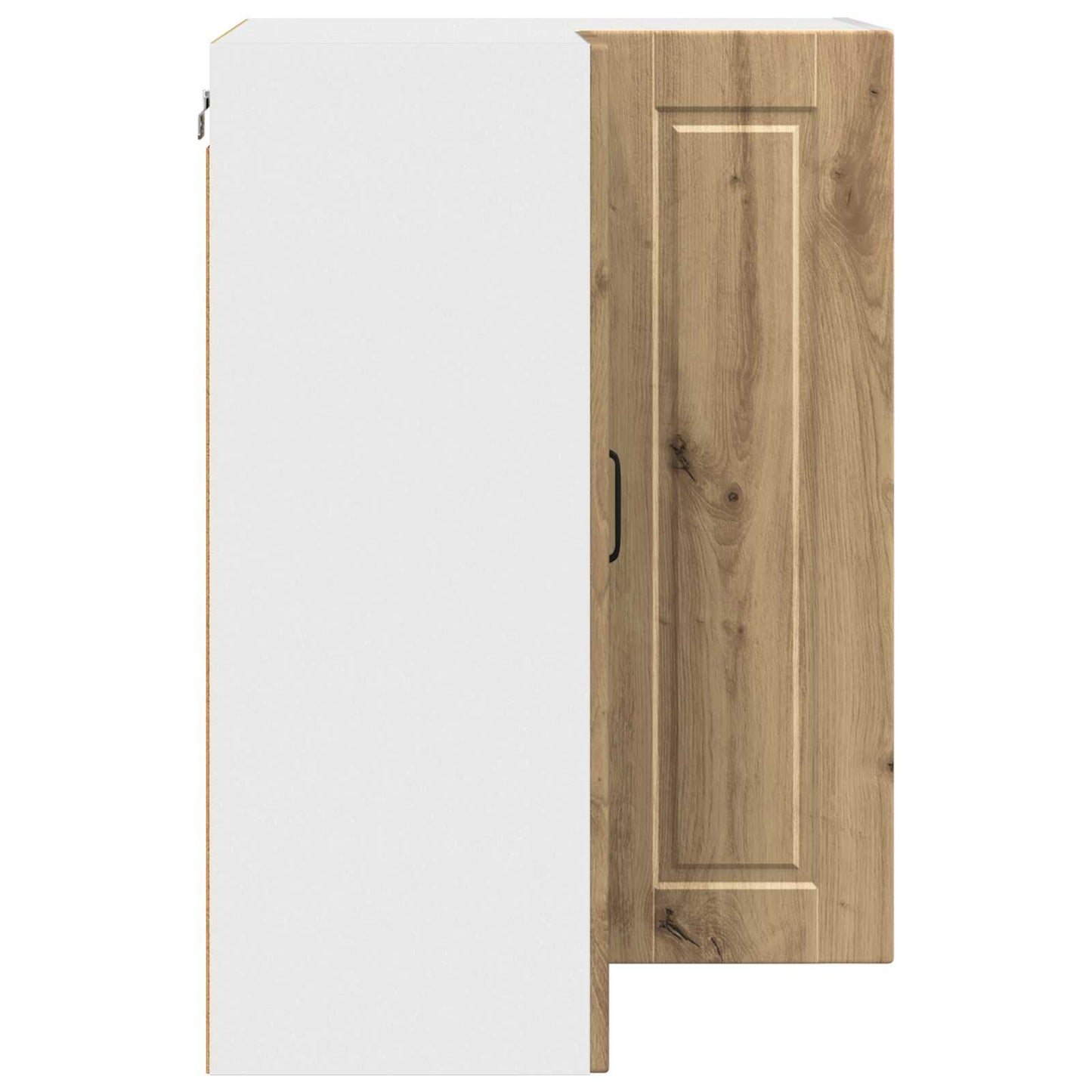 Vegghjørneskap PORTO Artisan Eik 57 x 57 x 80 cm Konstruert tre