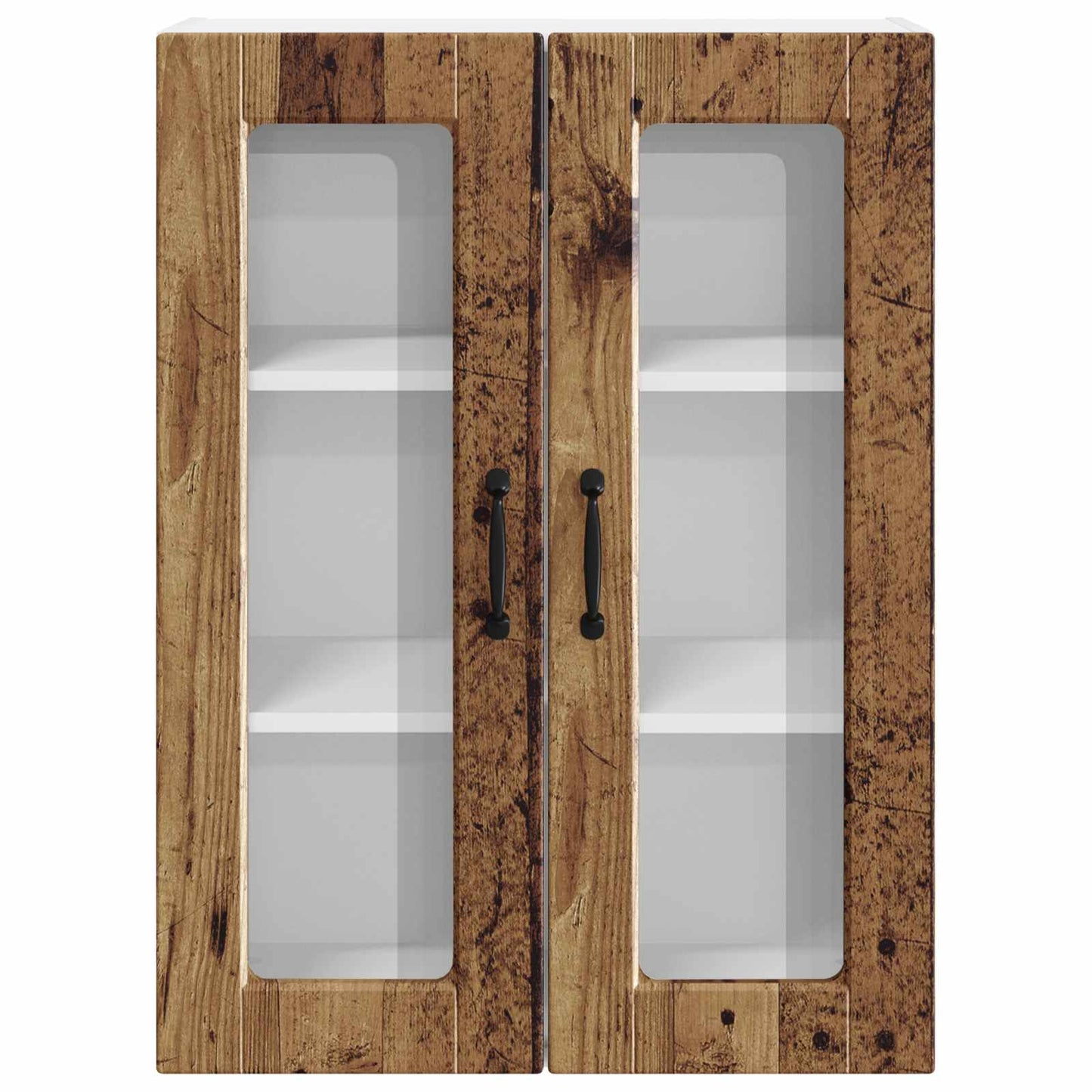 Vegghylle PORTO Gammelt tre 60 x 31 x 80 cm Konstruert tre