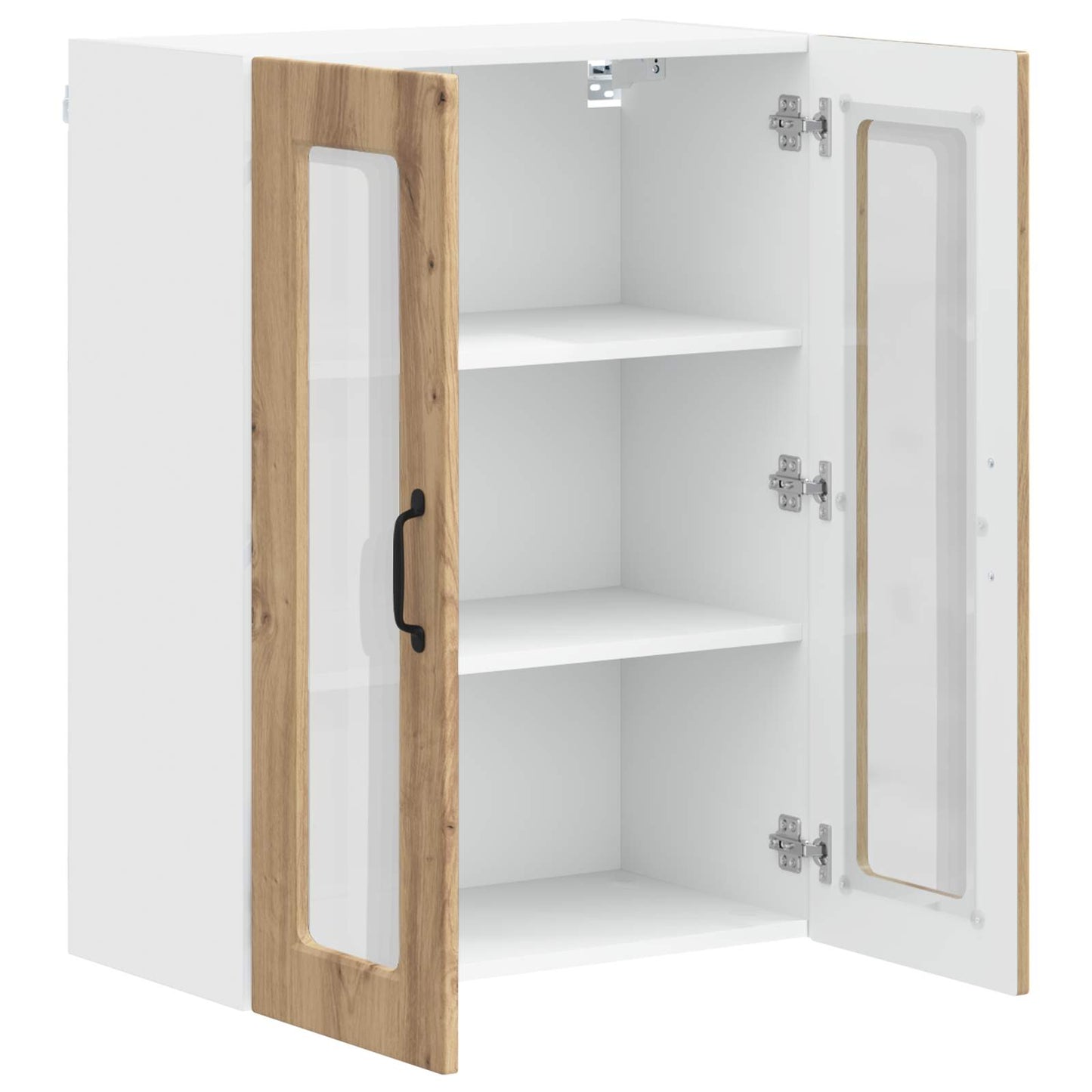 Vegghylle PORTO Artisan Eik 60 x 31 x 80 cm Konstruert tre