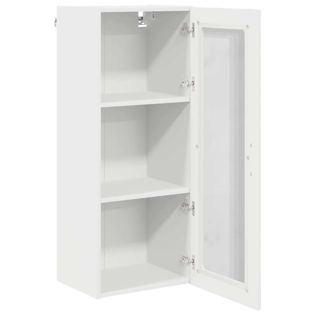 Vegghylle PORTO Hvit 40 x 31 x 100 cm Konstruert tre