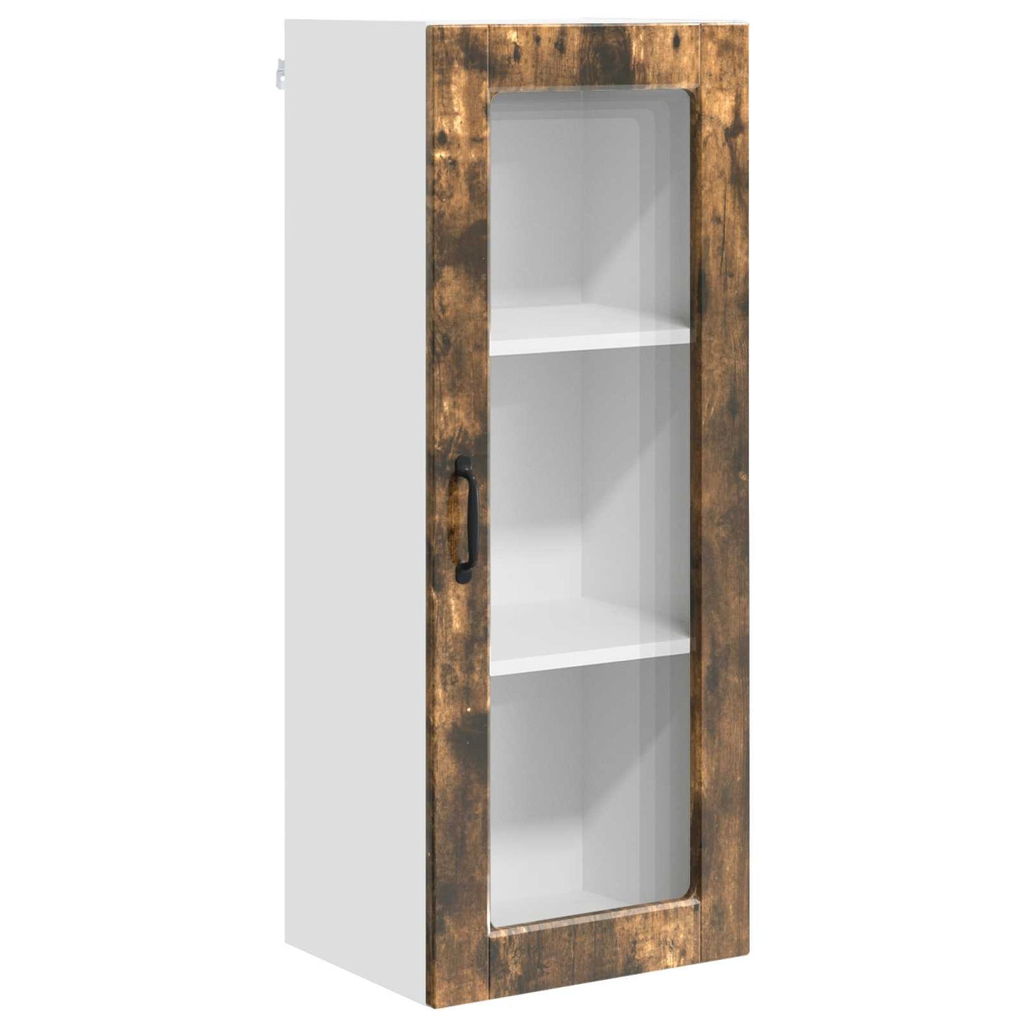 Vegghylle PORTO Røkt eik 40 x 31 x 100 cm Konstruert tre