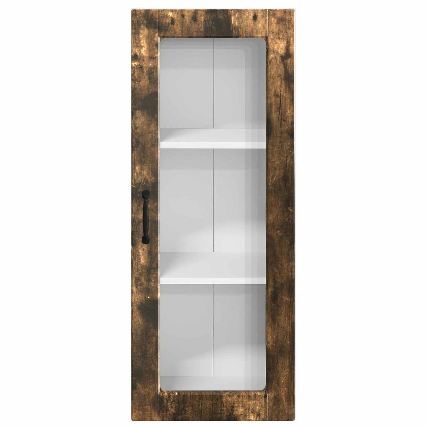 Vegghylle PORTO Røkt eik 40 x 31 x 100 cm Konstruert tre