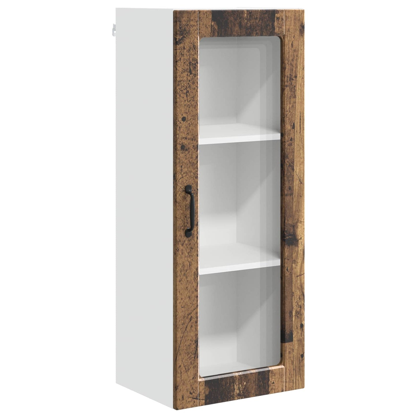 Vegghylle PORTO Gammelt tre 40 x 31 x 100 cm Konstruert tre