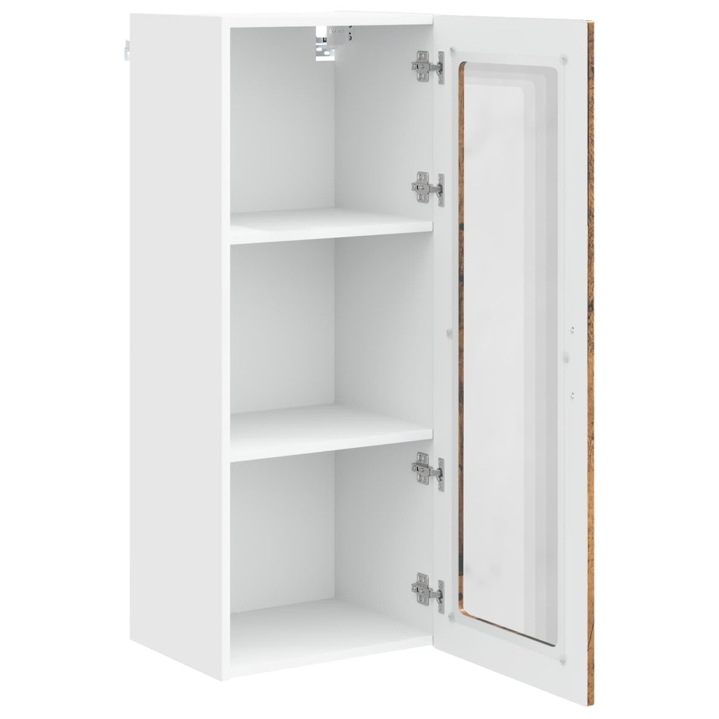 Vegghylle PORTO Gammelt tre 40 x 31 x 100 cm Konstruert tre