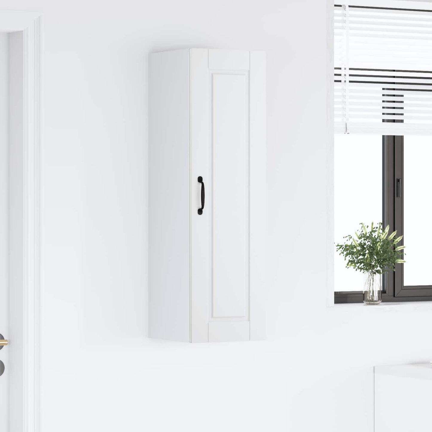 Veggskap PORTO Hvit 30 x 31 x 100 cm Konstruert tre